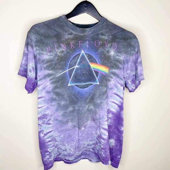 Pink Floyd Tops - PINK FLOYD Tie Dye Dark Side of the Moon Tee